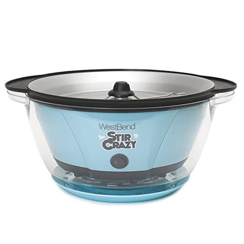 West Bend Stir Crazy Electric Hot Oil Popcorn Popper Machine with Lid X836