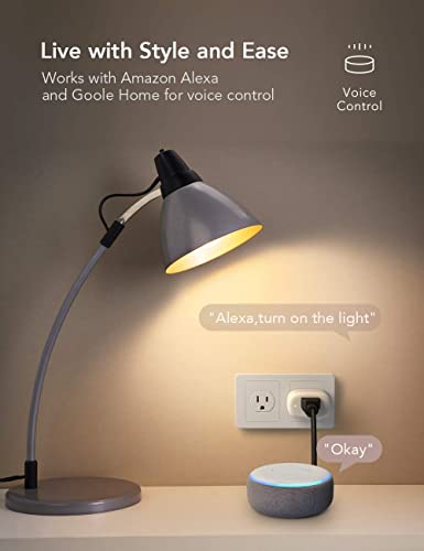 Nooie Alexa Smart Plug, WiFi Smart Outlet with Voice Control, 4 Packs I4672
