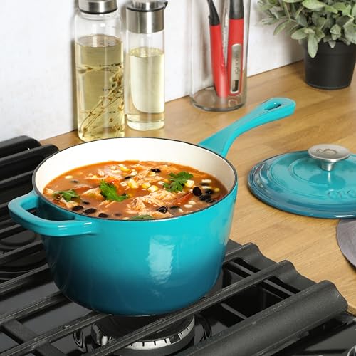 Crock Pot Artisan Enameled Cast Iron Round Skillet O307