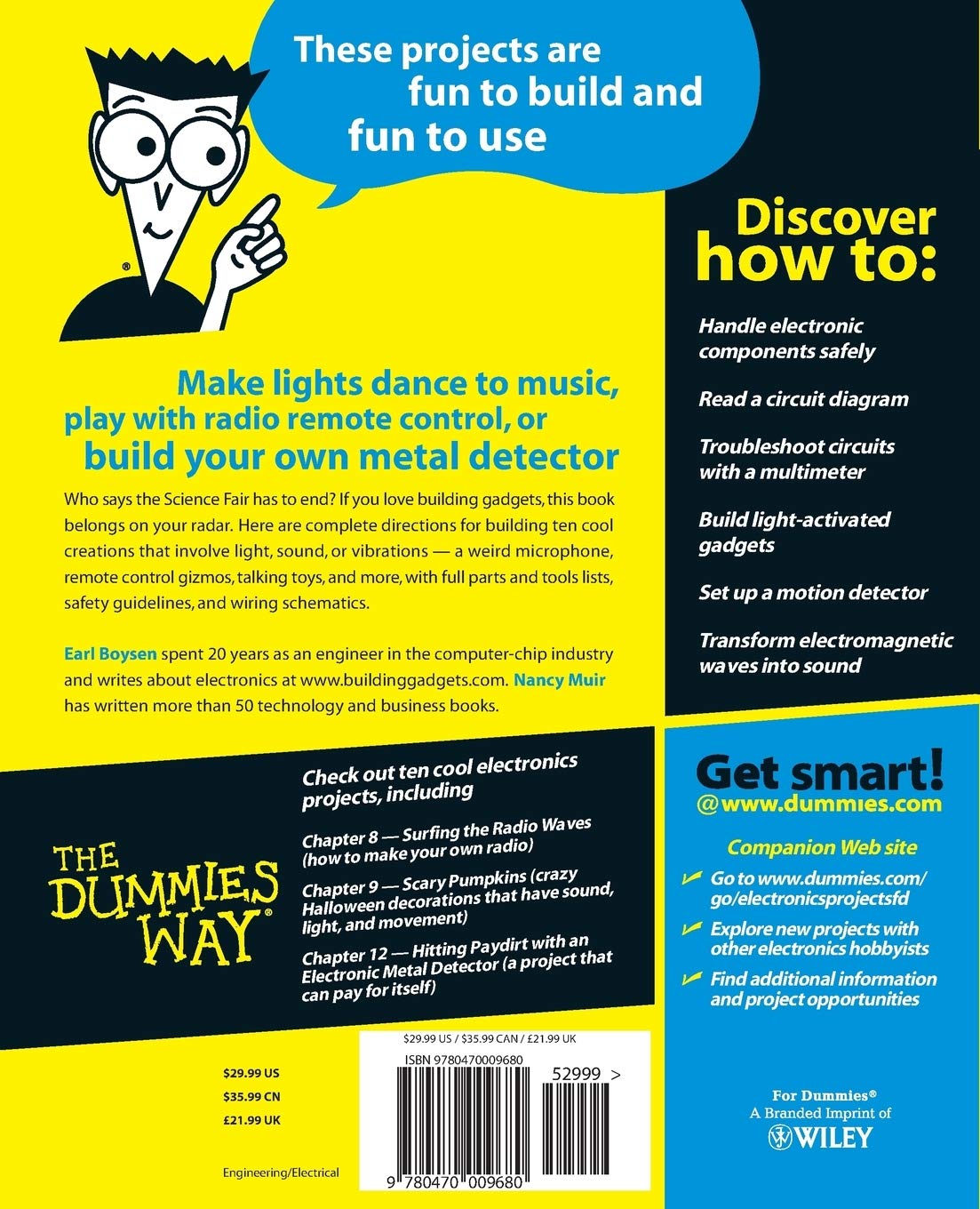 Electronics Projects For Dummies W18726