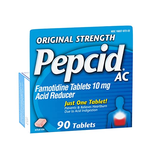 Pepcid AC Original Strength Antacid Tablets V554