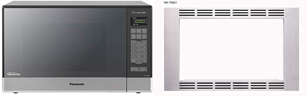 Panasonic Optional 27" Trim Kit for 1.2 cuft Microwaves, Stainless Steel, NN-TK621SS