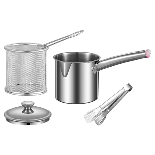 Deep Fryer Pot with Cover and Net Basket U624