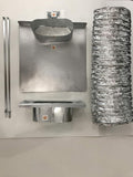 Wall Vent Under Cabinet Toe Kick Ducting Kit
