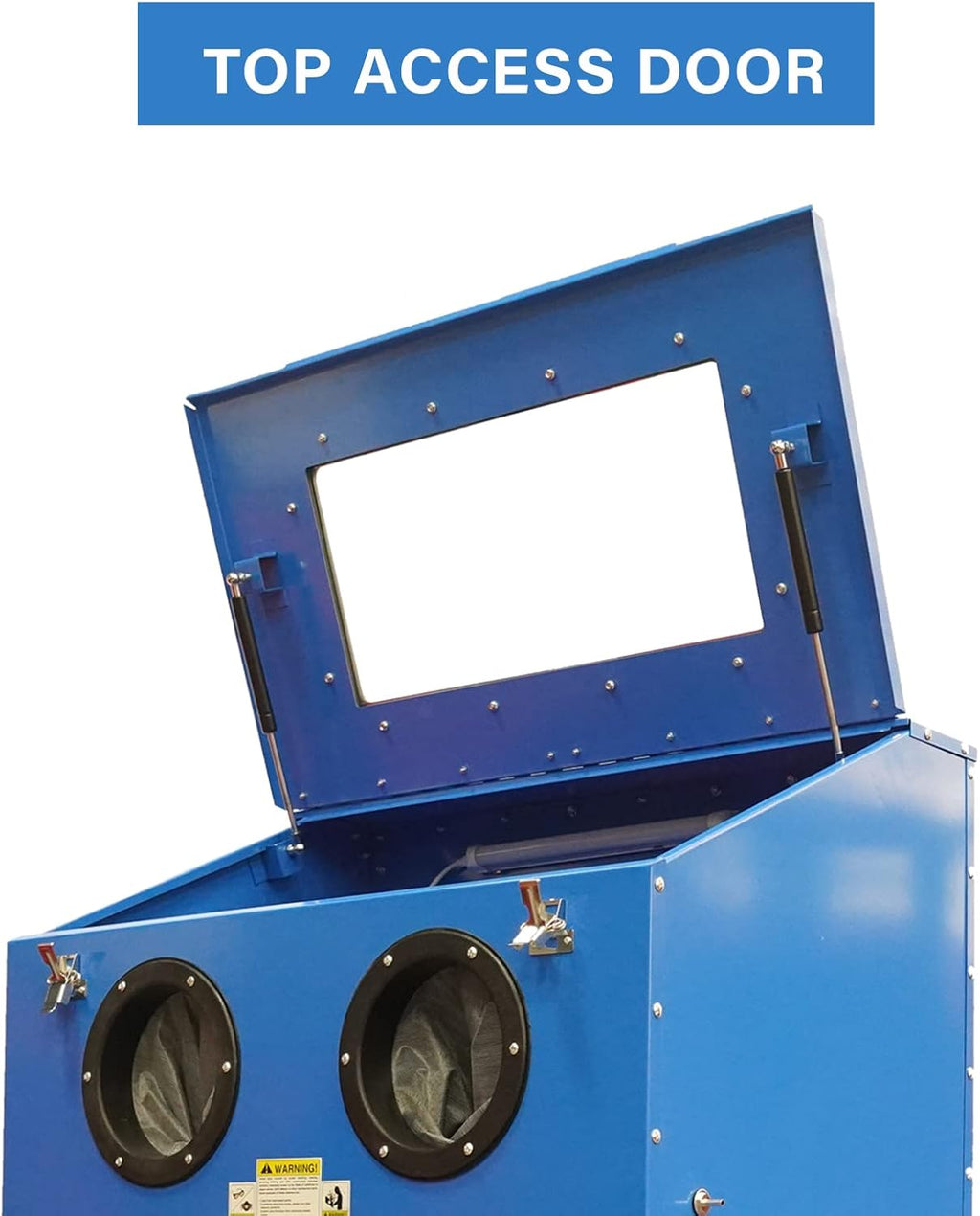 Abrasive Blast Cabinet 90 Gallon with Dust Collection Reclaimer T774