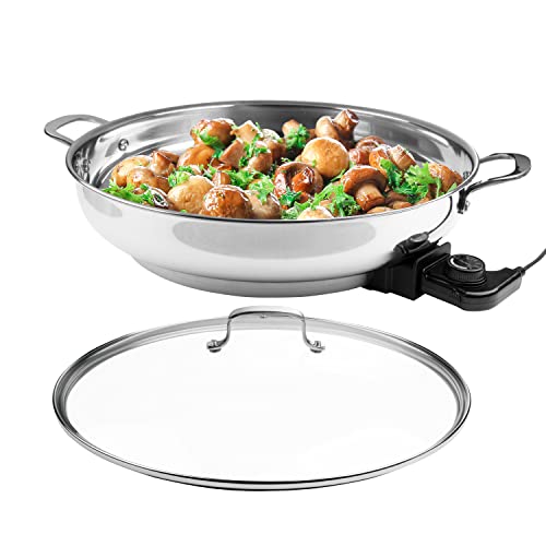 CucinaPro Stainless Steel Electric Skillet N581336