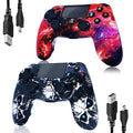 Controller for PS4, Wireless Controller for Sony PlayStation 4/Slim/Pro, Remote Control with Double Vibration/6-Axis Motion Sensor/Sensitive Touch Pad/Speaker & 3.5mm Audio Jack/800mAh Battery