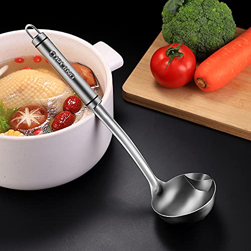 Kengqin Stainless Steel Fat Separator Ladle Skimmer Spoon Q376