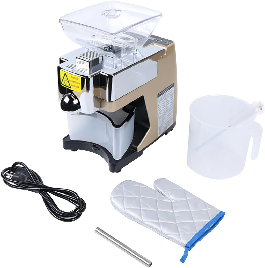 Automatic Oil Press Machine 530W Cold Hot Stainless Steel K3028