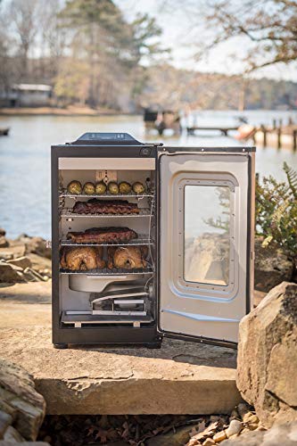 Masterbuilt MB20074719 Bluetooth Digital Electric Smoker, Stainless Steel I78152