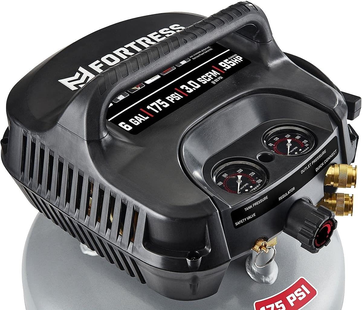 Fortress 6 Gallon 175 PSI Air Compressor Z6912