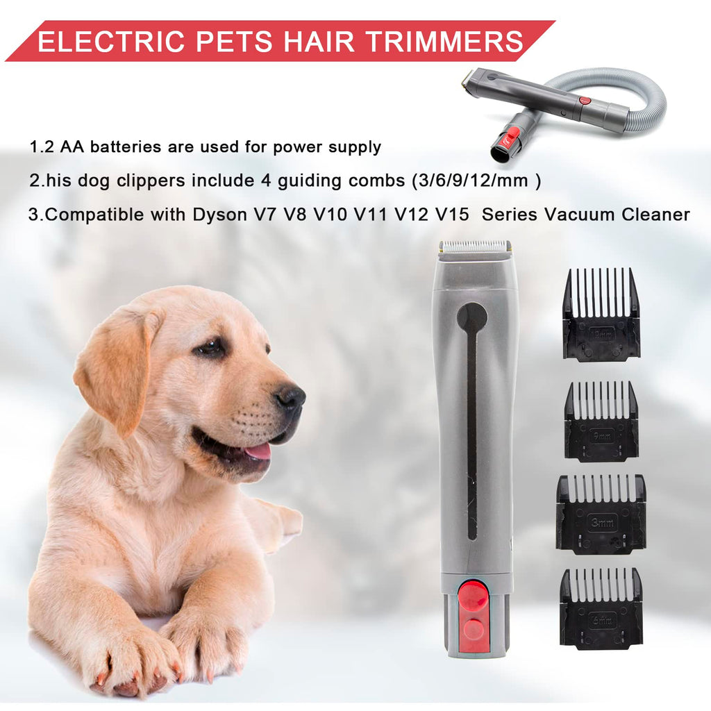 Pet Grooming Clippers Kit for Dyson V7 V8 V10 V11 V15 Vacuum D1533