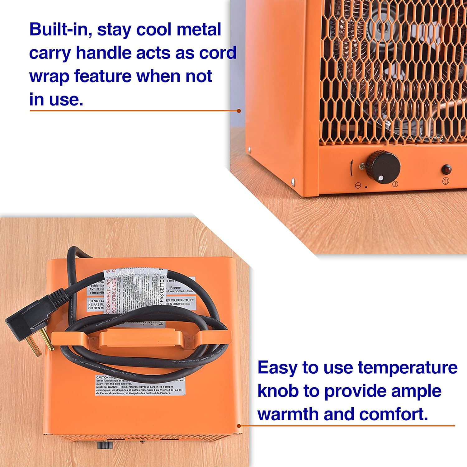 Industrial Heater 240V 4800W Portable Garage Electric Heater with Thermostat Y201232