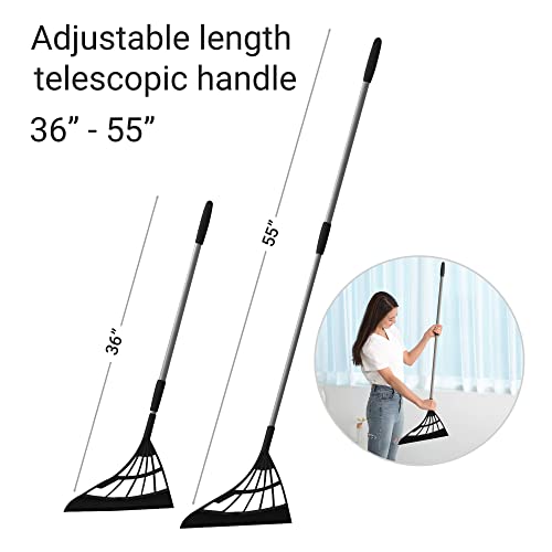 Original Broombi Silicone Broom and Squeegee for Indoor Cleaning I666