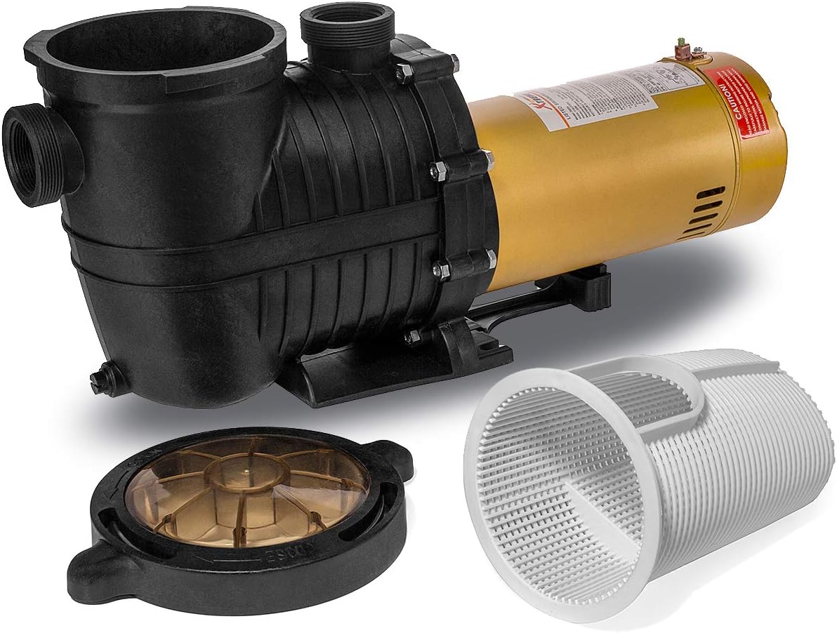 XtremepowerUS 1.5HP Inground Pool Pump 5280GPH Dual Speed U9800