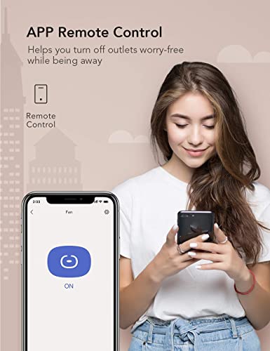 Nooie Alexa Smart Plug, WiFi Smart Outlet with Voice Control, 4 Packs I4672