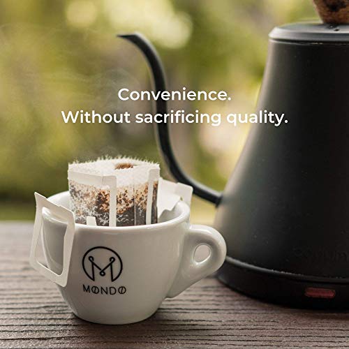 Mondo Coffee 100% Arabica Ground Coffee, Disposable Filters, 10-Pack U7224