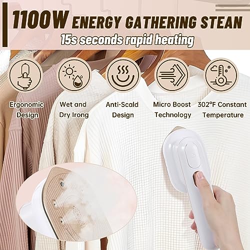 Mini Steam Iron for Clothes X4426