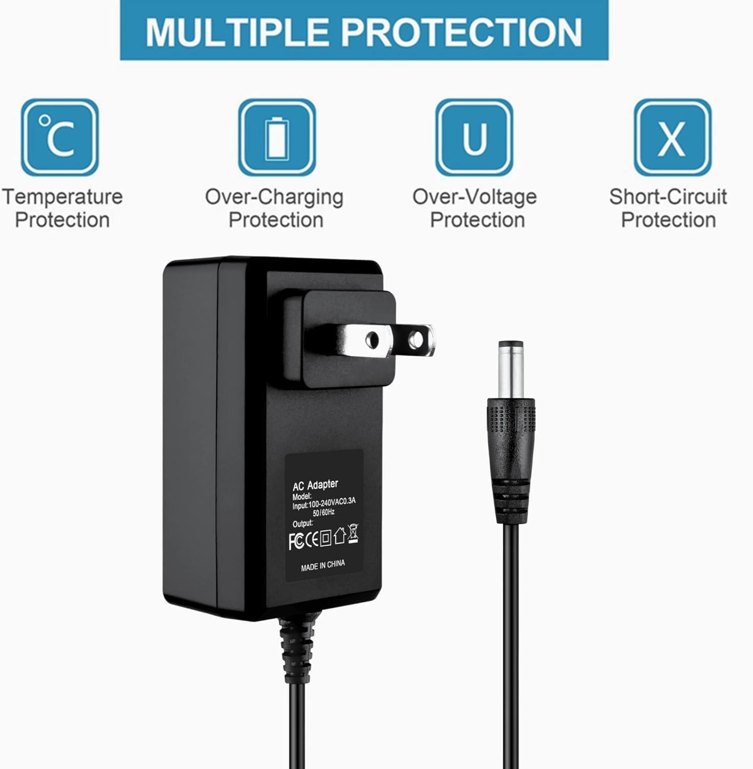 AC DC Adapter for Air Hockey Table AMPESON P/N AMA-1090 Class 2 Power Supply V5349