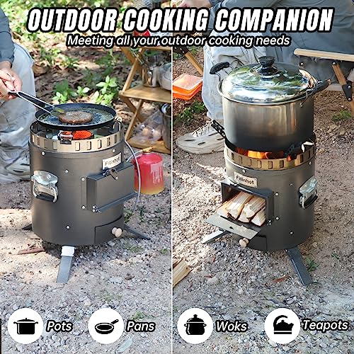 Fitinhot Rocket Stove Portable Camping Stove J5704