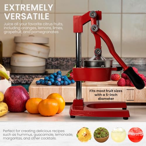 Metal Citrus Juicer Manual Orange Squeezer Press W7097