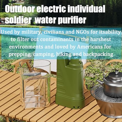 Portable Water Filter for Hiking Backpacking and Emergency M3294