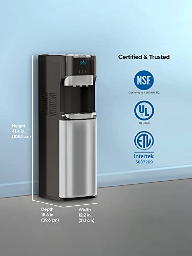 Brio CLBL420V2 Bottom Loading Water Cooler Dispenser, 3 Temperature Settings X565666