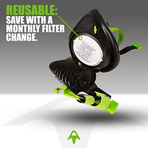 Stealth Respirator Dust Mask with Filter for Welding & Construction R730