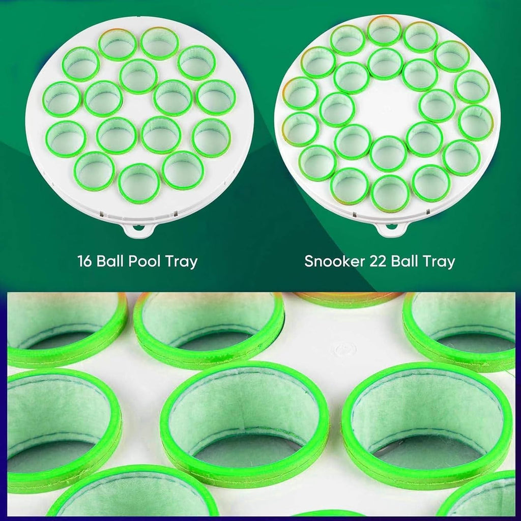 Pool Ball Cleaner Automatic Billiard Polishing Machine with LED Touch Display E2189