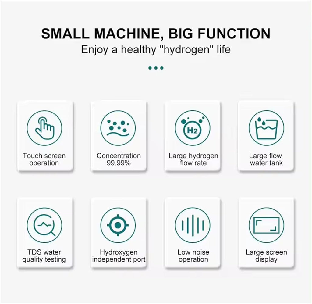 Hydrogen Inhalation Machine with SPE/PEM Tech, 3 Outlet, 99.99% Purity F207073