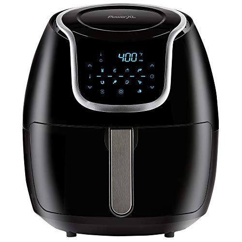 PowerXL Air Fryer Vortex - Multi Cooker with Roast, Bake, Food Dehydrator, Reheat Non Stick Coated Basket, Cookbook