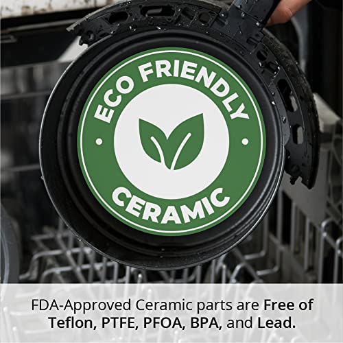 Aria 5 Qt. Ceramic Air Fryer with Recipe Book P511794