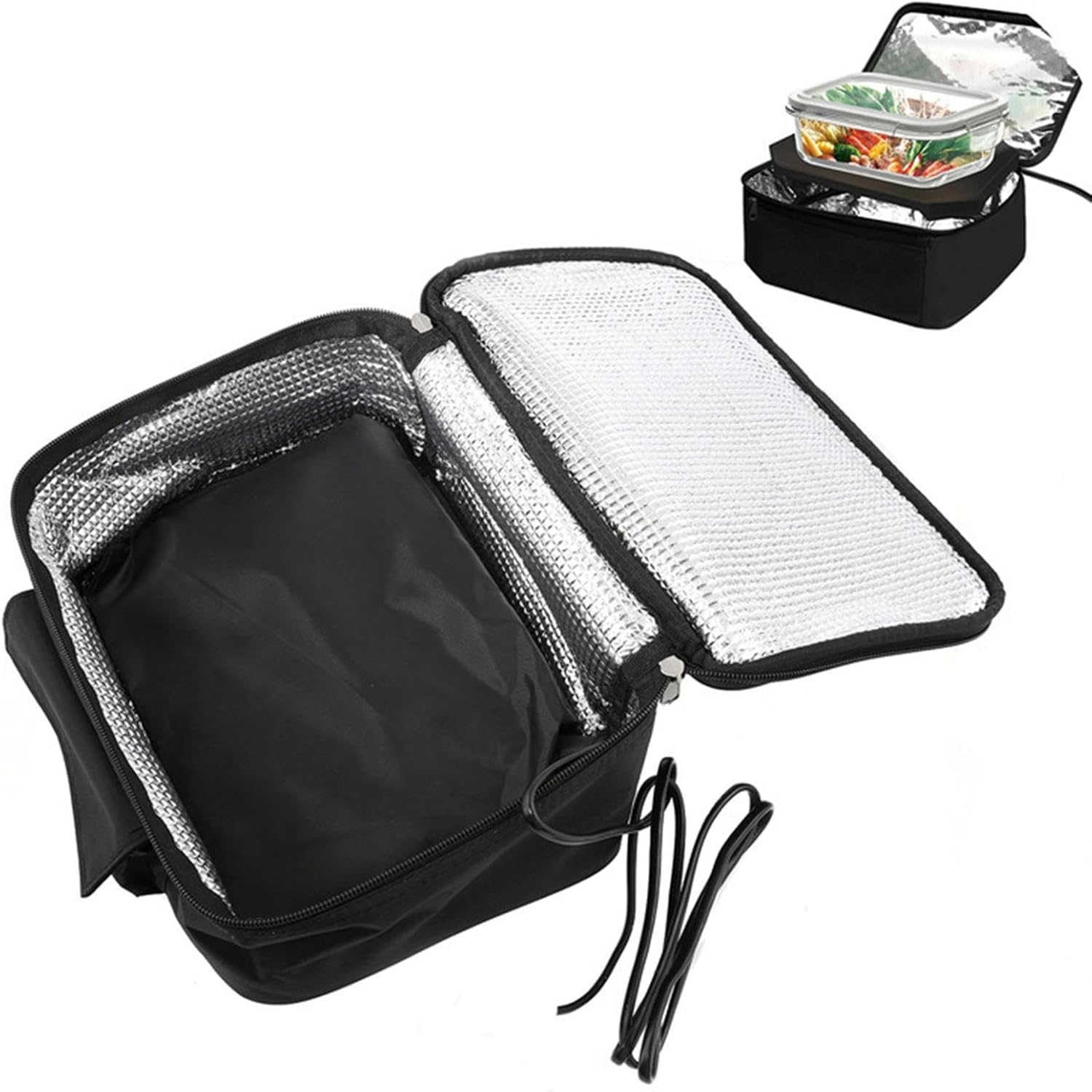 Portable Oven 12V Car Heating Lunch Box Food Warmer W50589