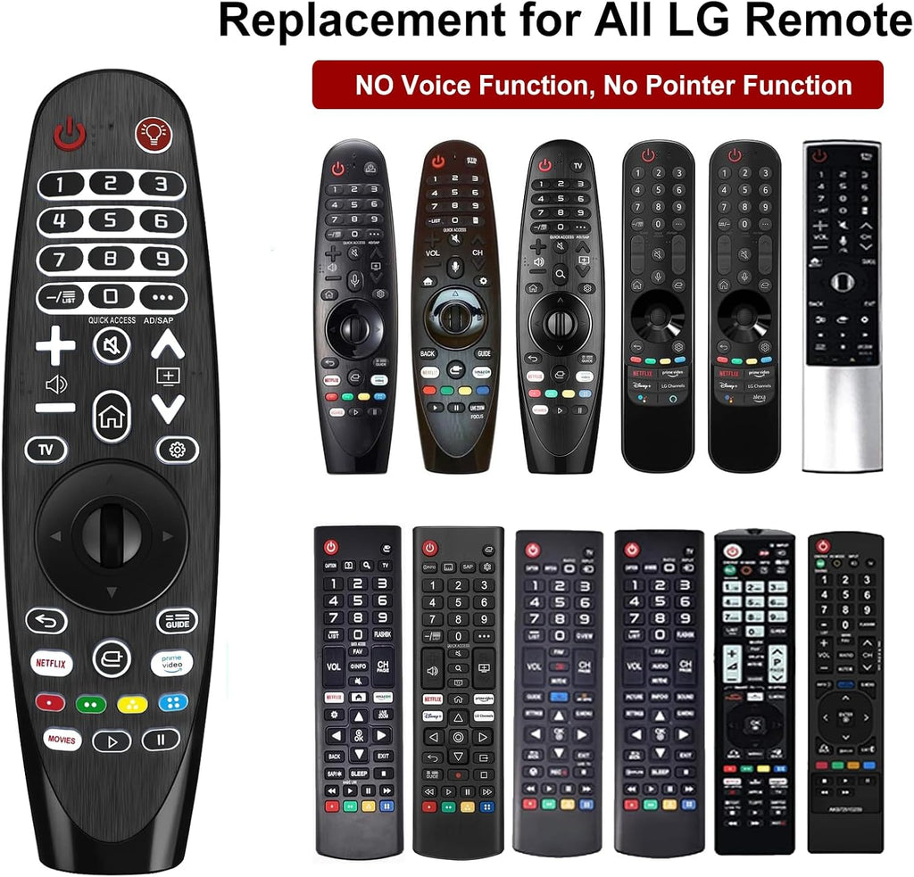 LG TV Remote Control Replacement, Backlit Universal for LG Smart TVs Z6963