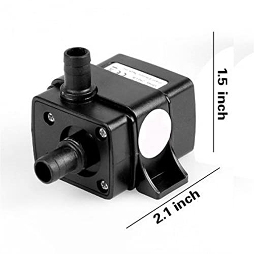 DC 12V Submersible Pond Pump 240L/H Ultra Quiet Brushless T634615