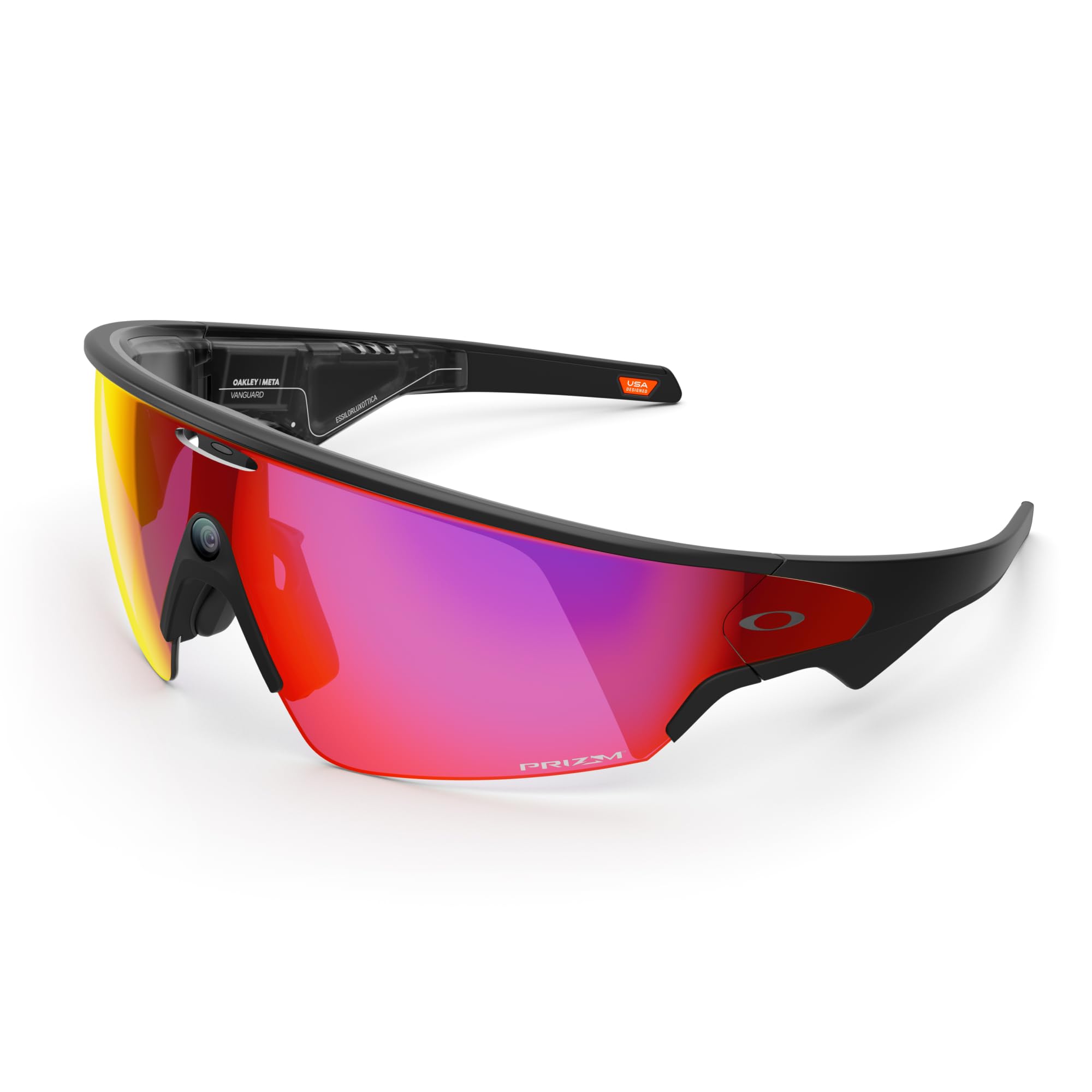 Meta Oakley Vanguard Smart AI Glasses Black, Prizm Road