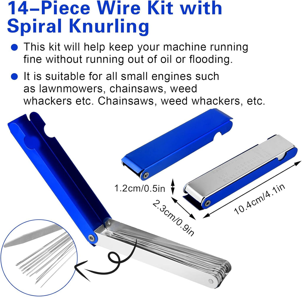 Carb Cleaning Kit for Carburetors with Stainless Steel Wires and Nylon Brushes X181774