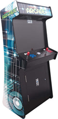 Creative Arcades Full Size Stand-Up Commercial Grade Arcade Machines | 2 Player | 3500 Games | 32" LCD Screen | 2 Sanwa Joysticks | Trackball | 3 Year Warranty