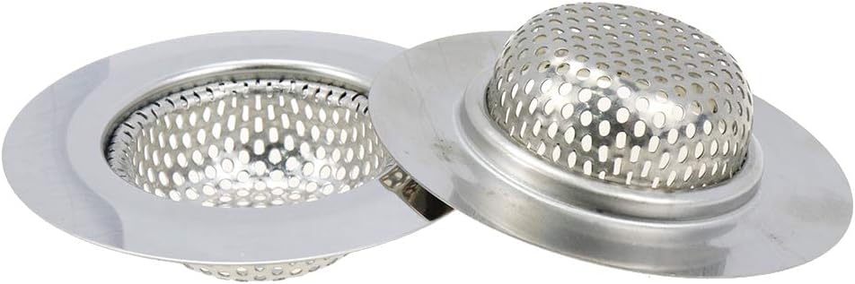 Kitchen Sink Strainer 1.5-Inch, Stainless Steel Drain Basket with Wide Rim T368