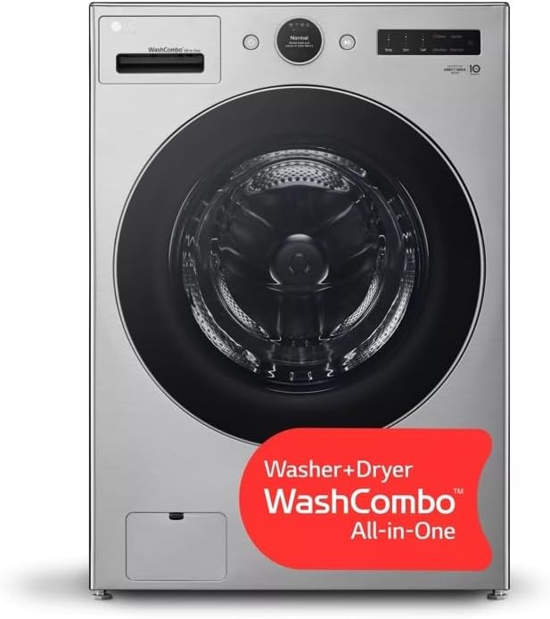 LG WM6998HVA 27 Inch Smart Front Load Washer/Dryer Combo with 5.0 cu ft. Capacity