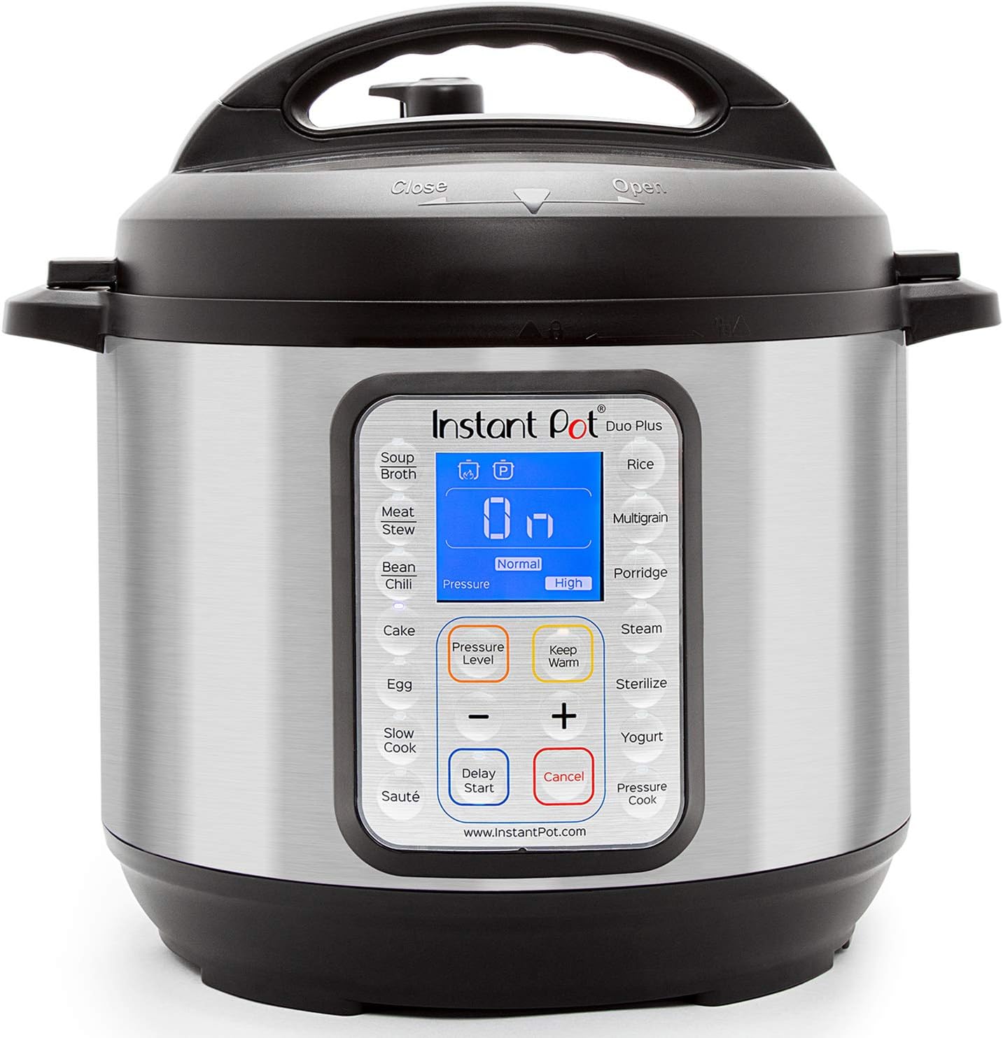 Instant Pot Duo Plus 9-in-1 Electric Pressure Cooker, Sterilizer, Slow Cooker, Rice Cooker, 6 Quart, 15 One-Touch Programs & Ceramic Non-Stick Interior Coated Inner Cooking Pot - 6 Quart