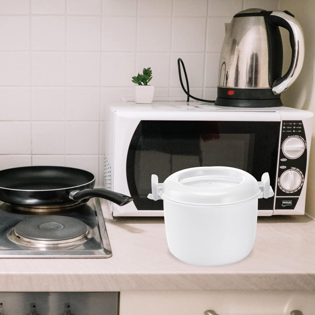 Microwave Rice Cooker 2-Pack Round Steamer Container X751