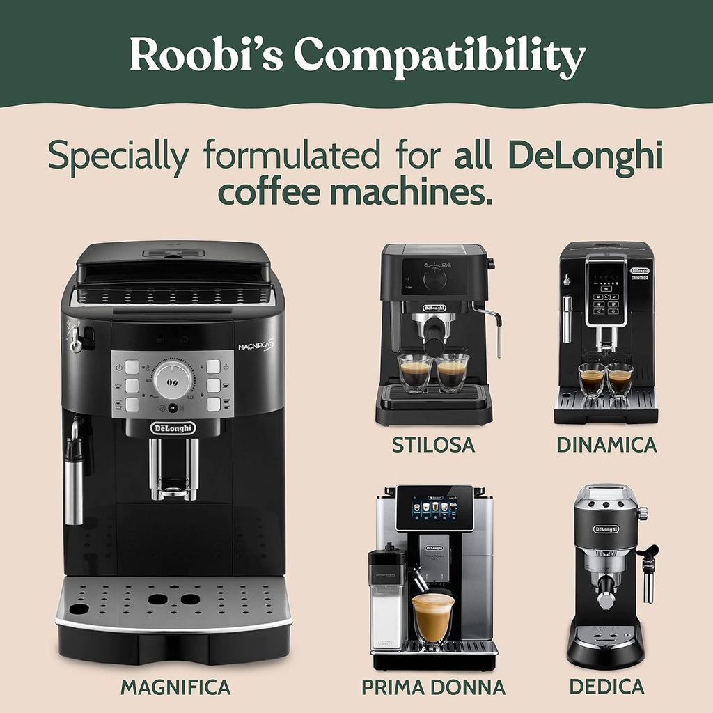 DeLonghi Compatible Descaling Solution for Coffee Makers, 4 Uses, Eco-Friendly B865792