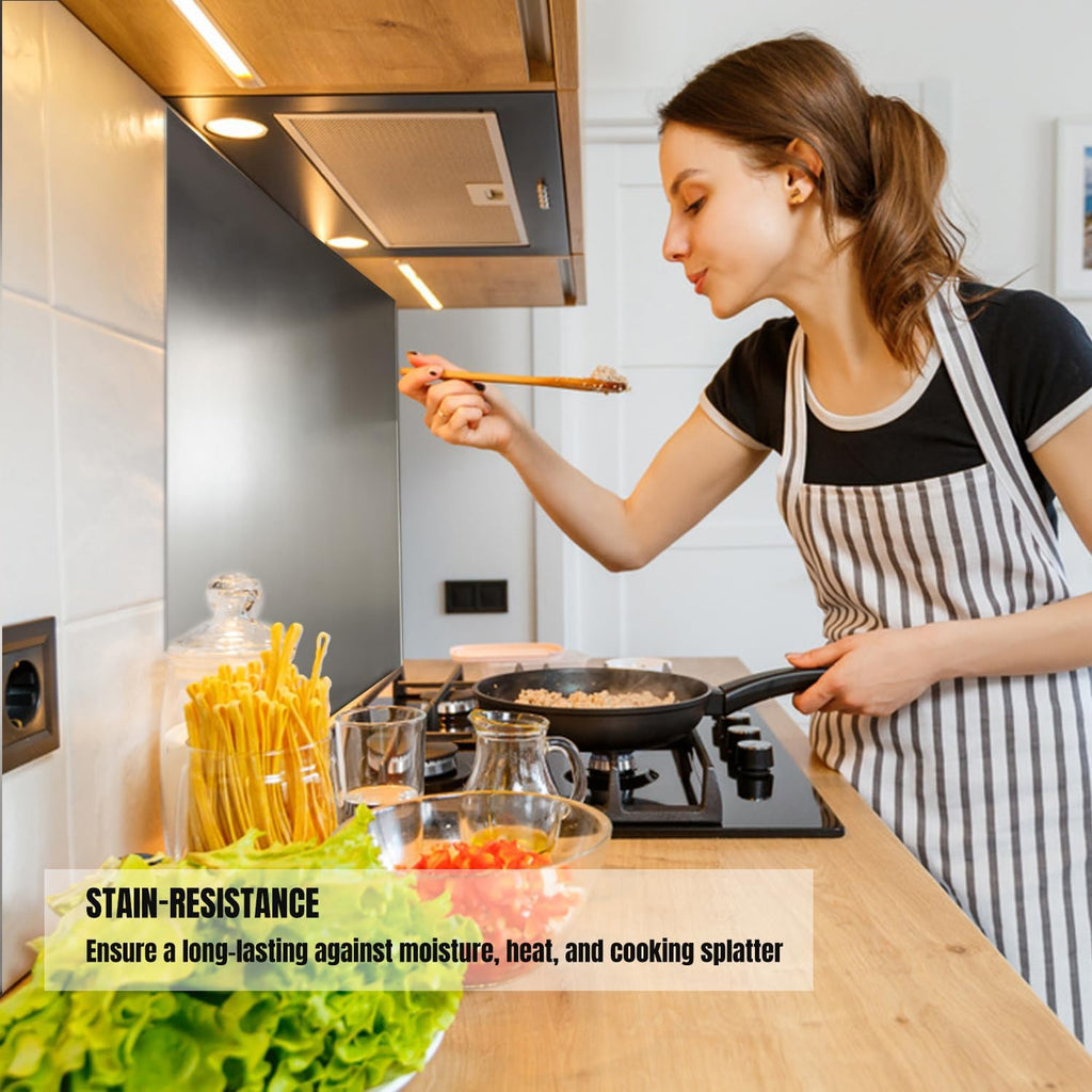 24" x 30" Stainless Steel Stove Backsplash, Reversible Splatter Guard for Range Hood U8570