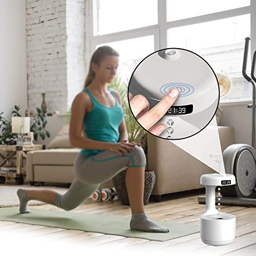Anti-gravity Droplet Humidifier 800ml with LED Display, USB Rechargeable S642029