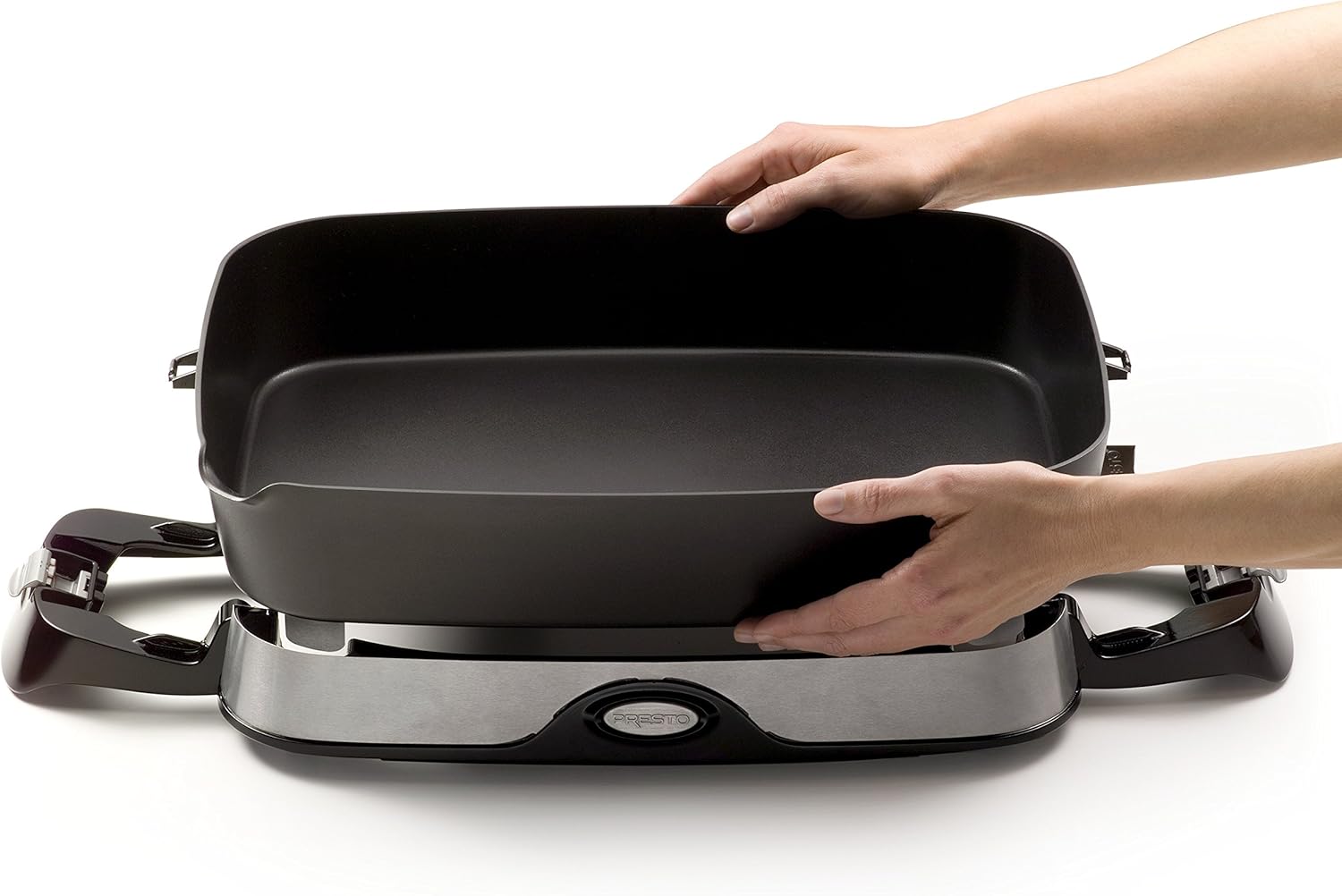 Presto 06857 16-inch Electric Foldaway Skillet, Black H108