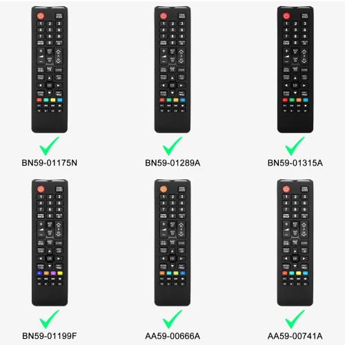 Universal Remote Control for Samsung Smart TV LCD LED QLED HDTV H6201
