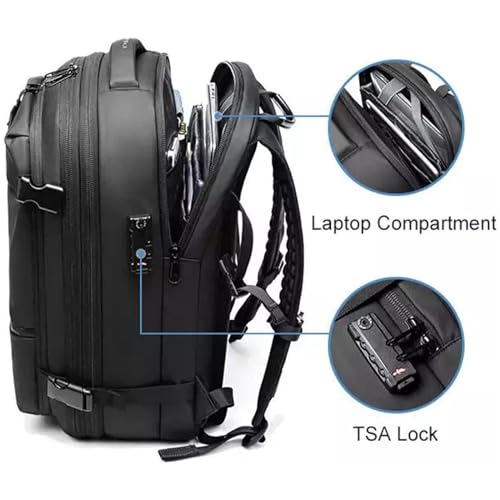 Vacpack Backpack Expandable Anti Theft Travel Backpack L9381
