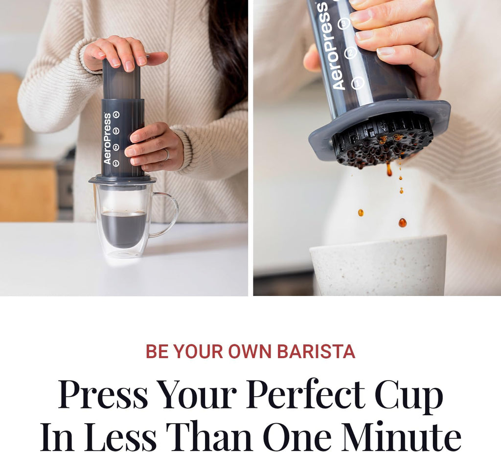 AeroPress Original Coffee and Espresso-style Maker, Portable, Made in USA Q81200