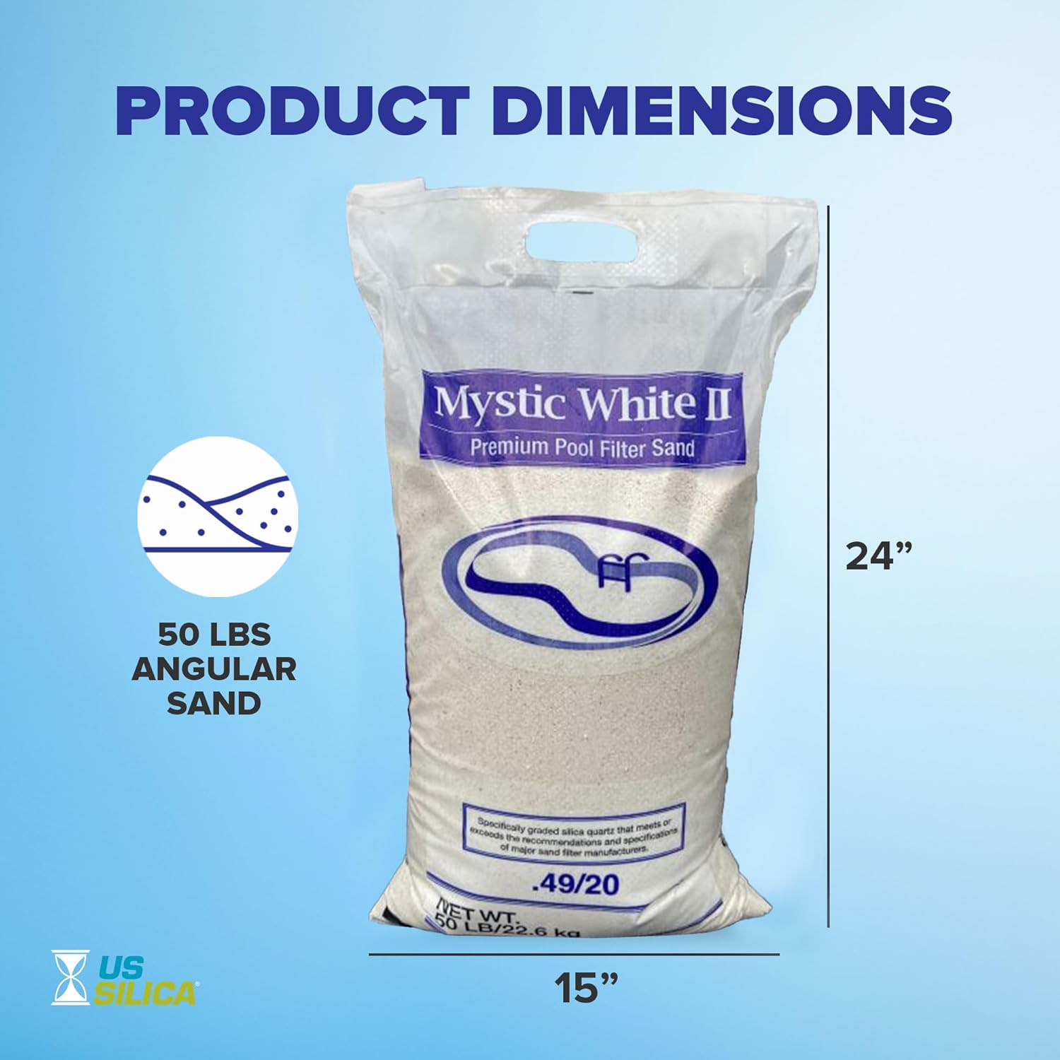 Pool Filter Sand 50lb Bag E73910